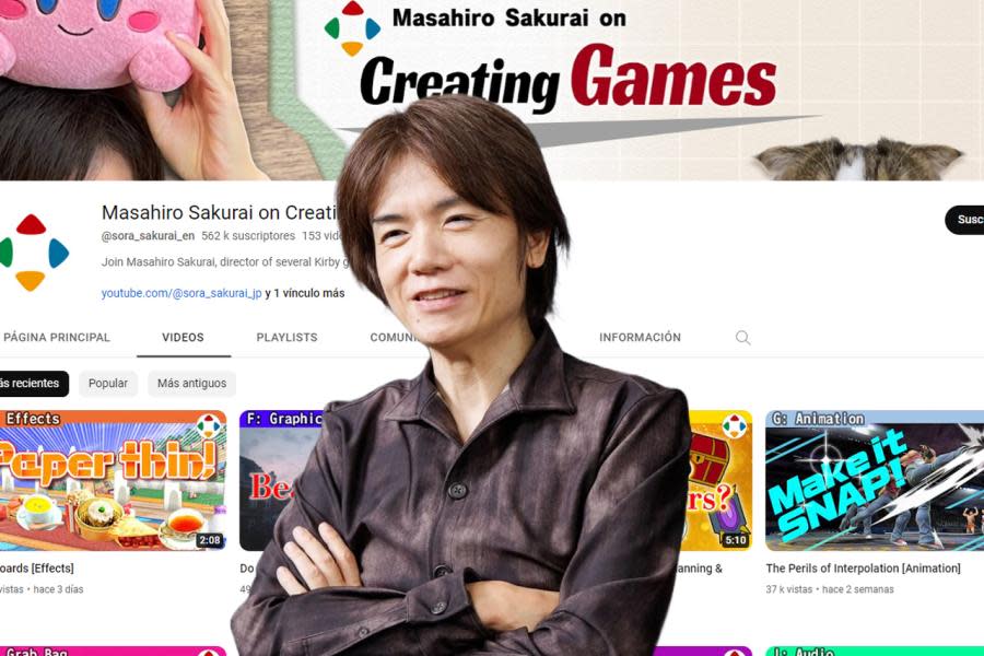 Masahiro Sakurai, creador de Super Smash Bros., colaborará con un popular youtuber