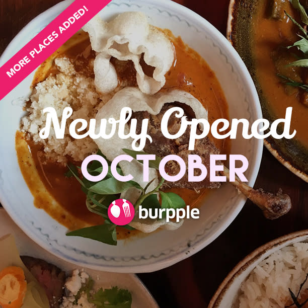 New Restaurants, Cafes And Bars: October 2015
