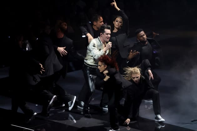 panic-at-the-disco-vmas.jpg 2022 MTV Video Music Awards - Show - Credit: Arturo Holmes/Getty Images