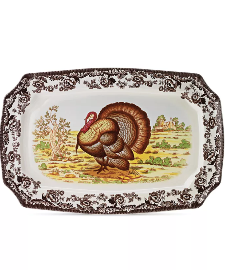 Spode 'Woodland' Turkey Platter