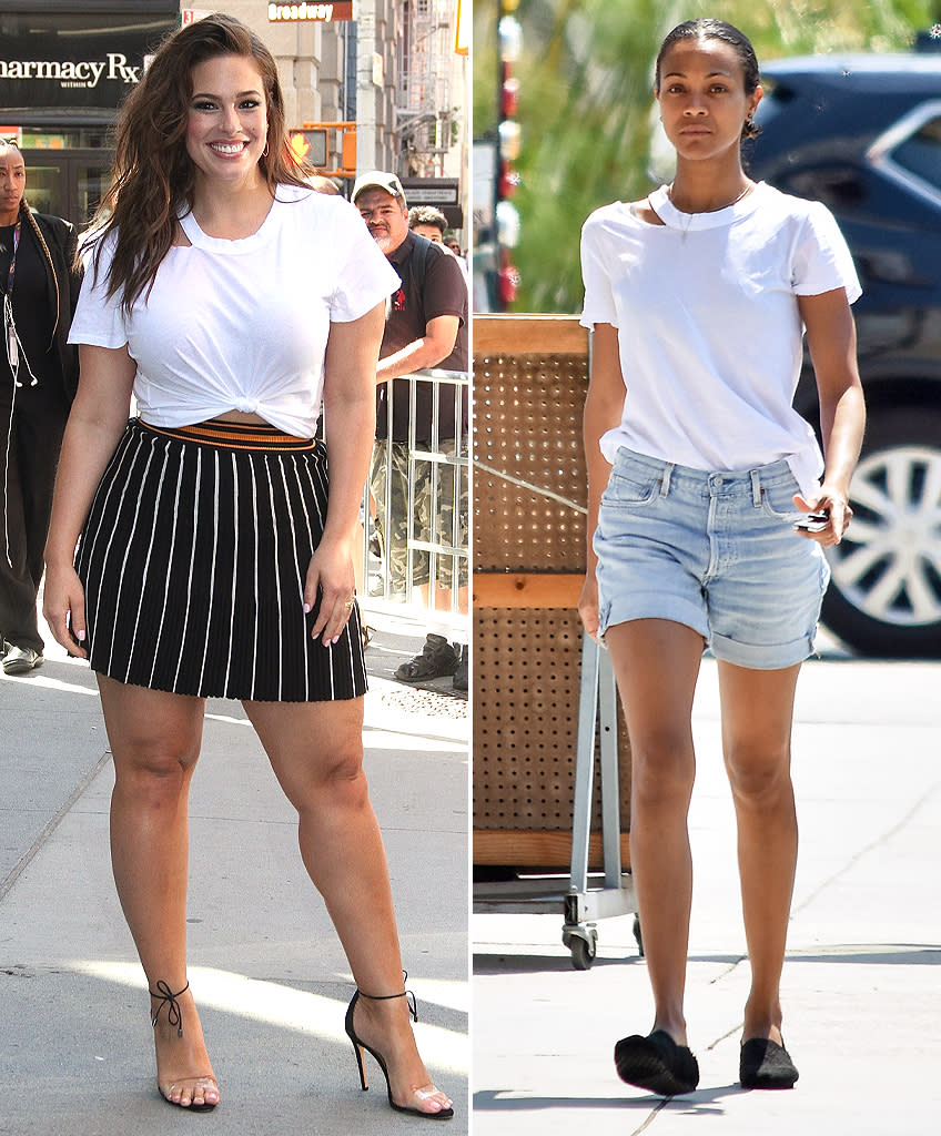 ASHLEY GRAHAM VS. ZOE SALDANA