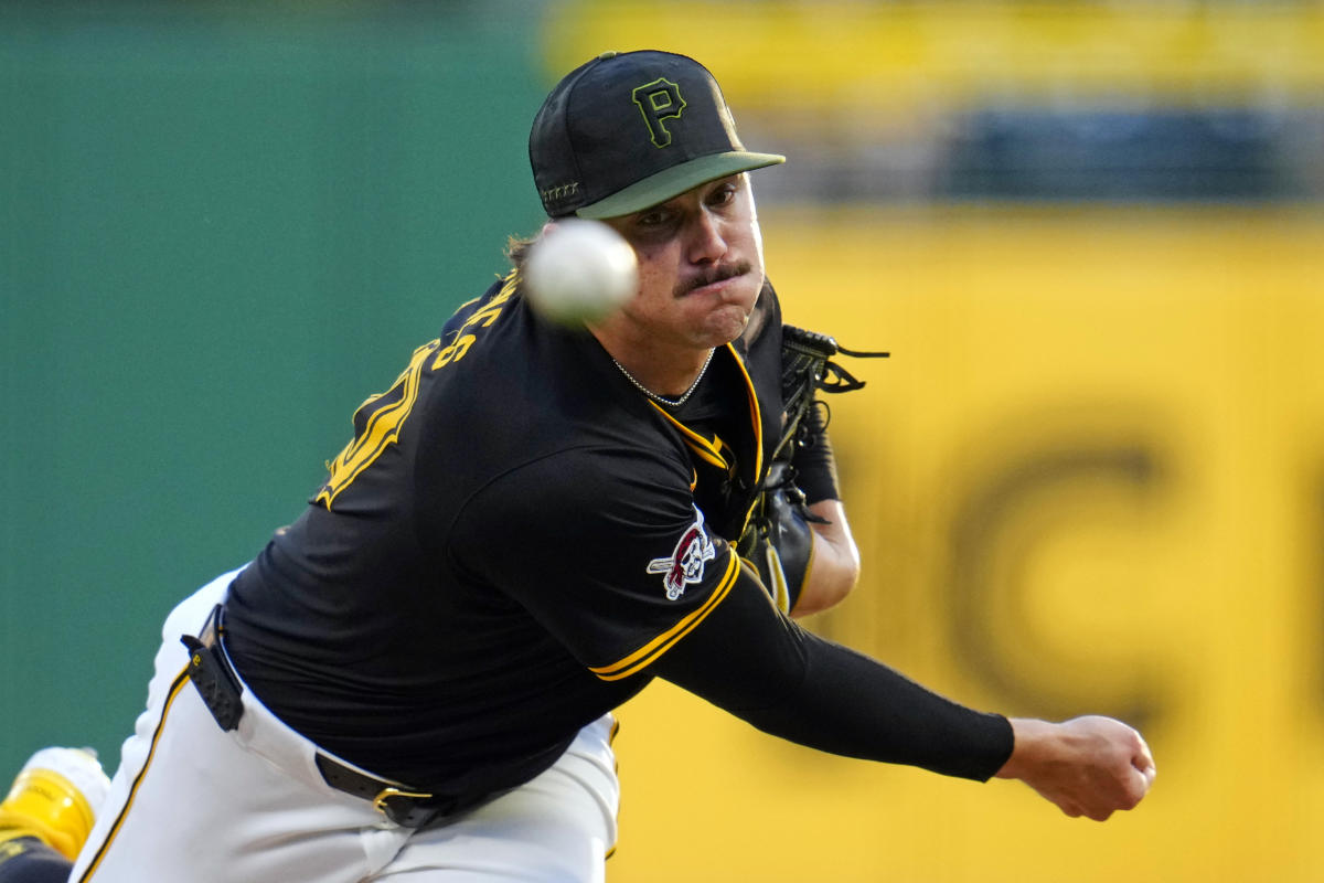 Pirates rookie Paul Skenes strikes out 9 as Pirates edges Marlins 3-2