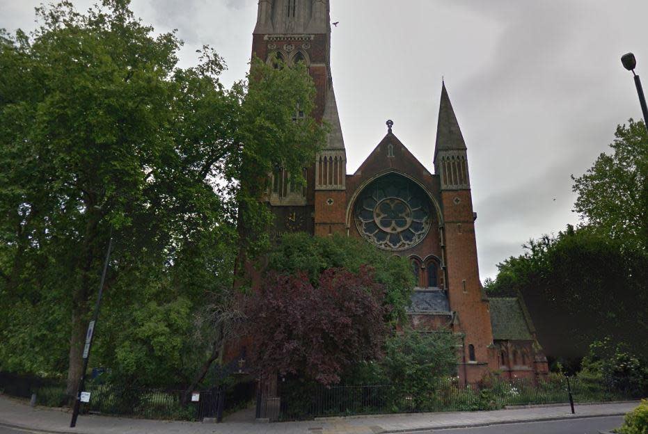 St Augustine's Church, where Peter Gillanders stole the collection box: Google