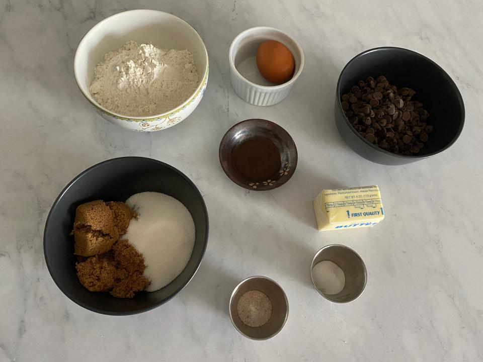 ingredients for 45 minute cookie