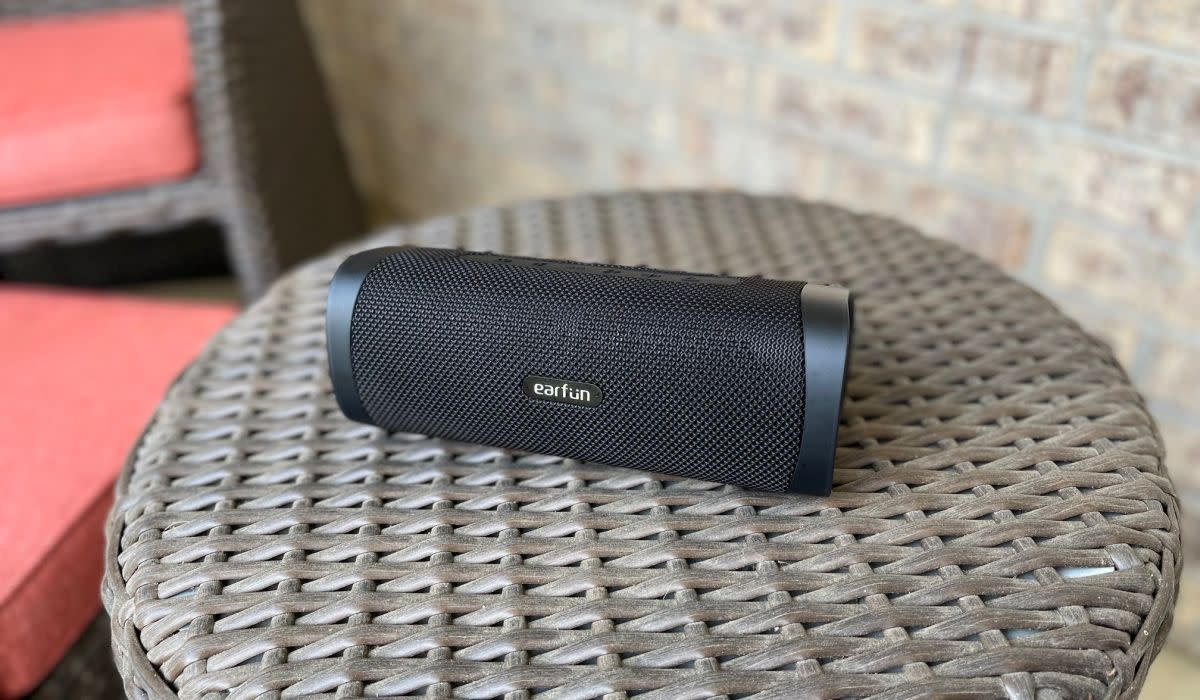 The EarFun UBoom L is a portable, waterproof speaker that delivers very good sound at a surprisingly affordable price. (Photo: Rick Broida)