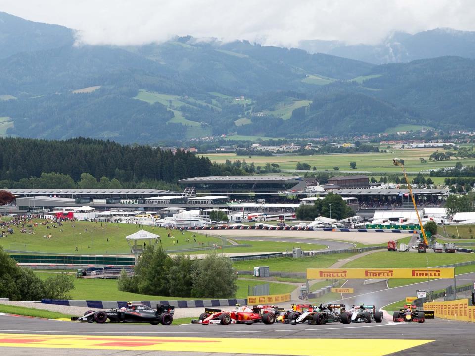 The Red Bull Ring stages the first race of the 2020 Formula One season: EPA