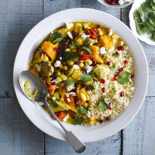 Slow Cooker Spiced and Fruity Chicken Stew