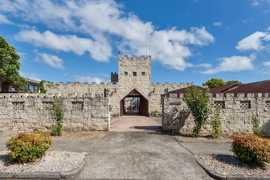 Suburban castle, Auckland, New Zealand