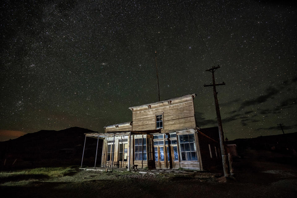 Abandoned real-life ghost town