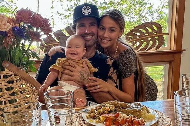 <p>Brody Jenner/Instagram</p> Brody Jenner, fiancée Tia Blanco and their daughter Honey