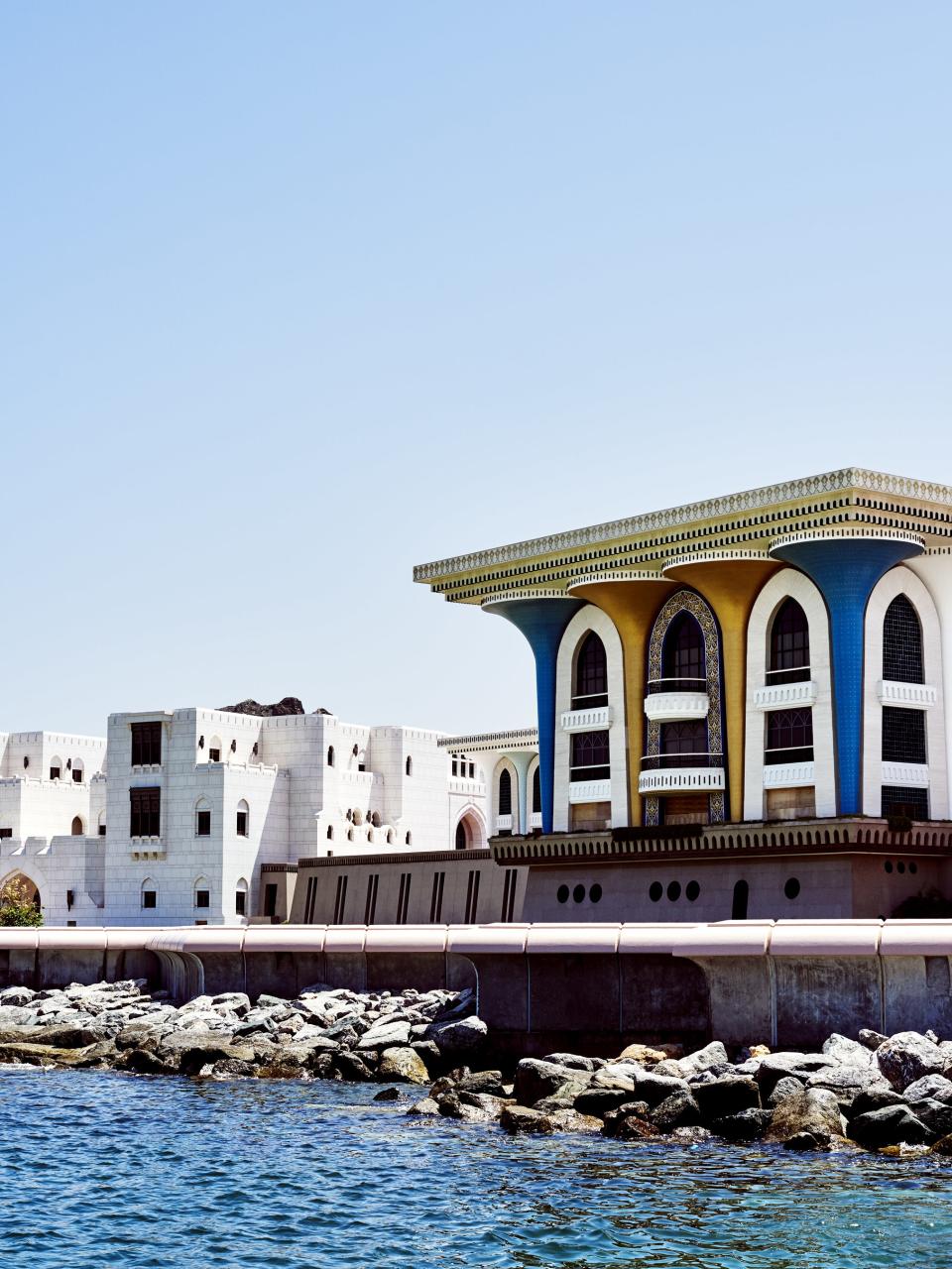 Al Alam, the palace of Sultan Qaboos in Old Musca