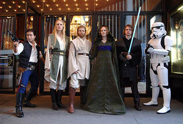 Are they models, or are they nerds? NY premiere of 20th Century Fox's Star Wars: Episode III