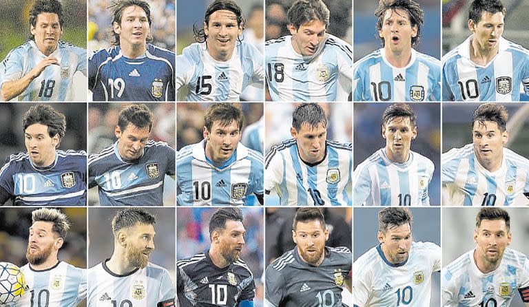 Tenía 17 años Messi cuando debutó en la selección; a tres días de cumplir 34, mantiene la obsesión de ganar un título con la selección