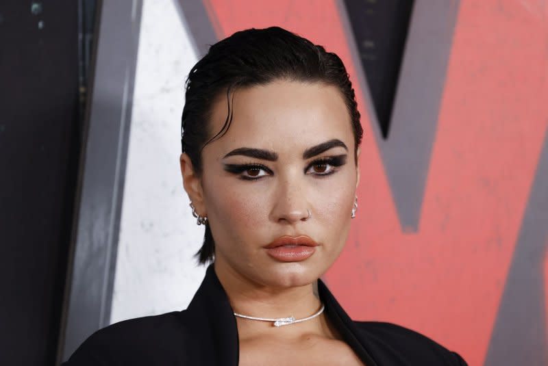 Demi Lovato attends the New York premiere of "Scream VI" in March. File Photo by John Angelillo/UPI