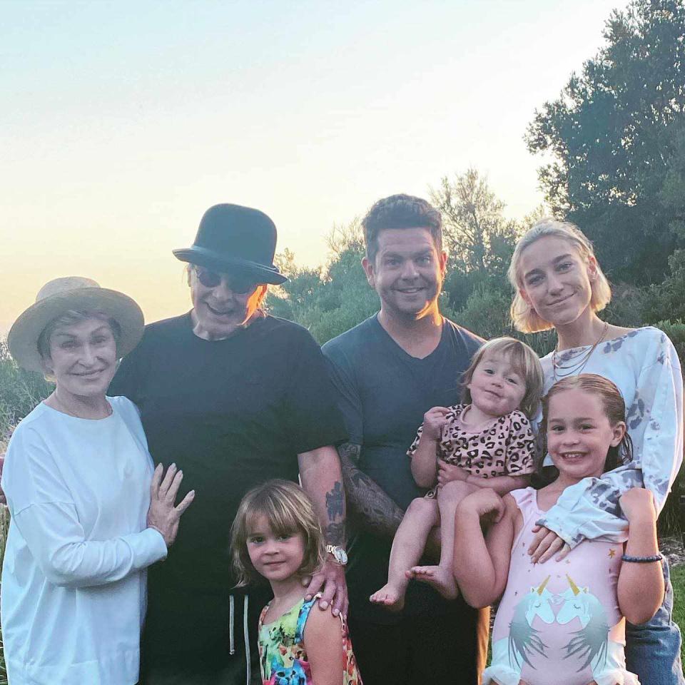 Sharon and Ozzy Osbourne with Their Grandkids on Vacation