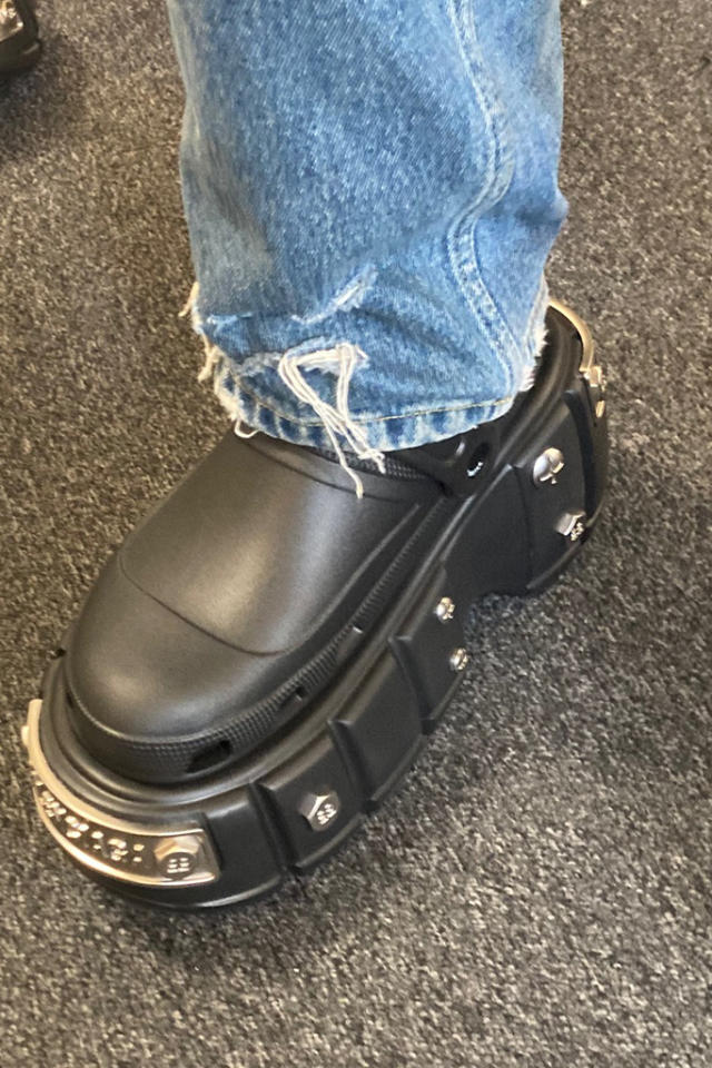 Balenciaga X Crocs Platform Shoe Collab Summer 2022 Paris Fashion Week