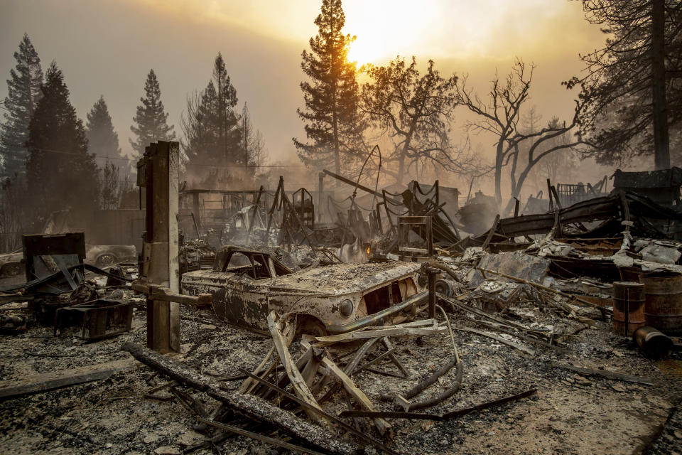 Five people have been reported dead from the Camp fire. (Photo: Associated Press)