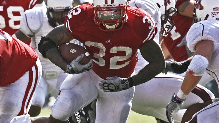 John Clay scored two touchdowns for the Badgers in Wisconsin's last win against Ohio State.