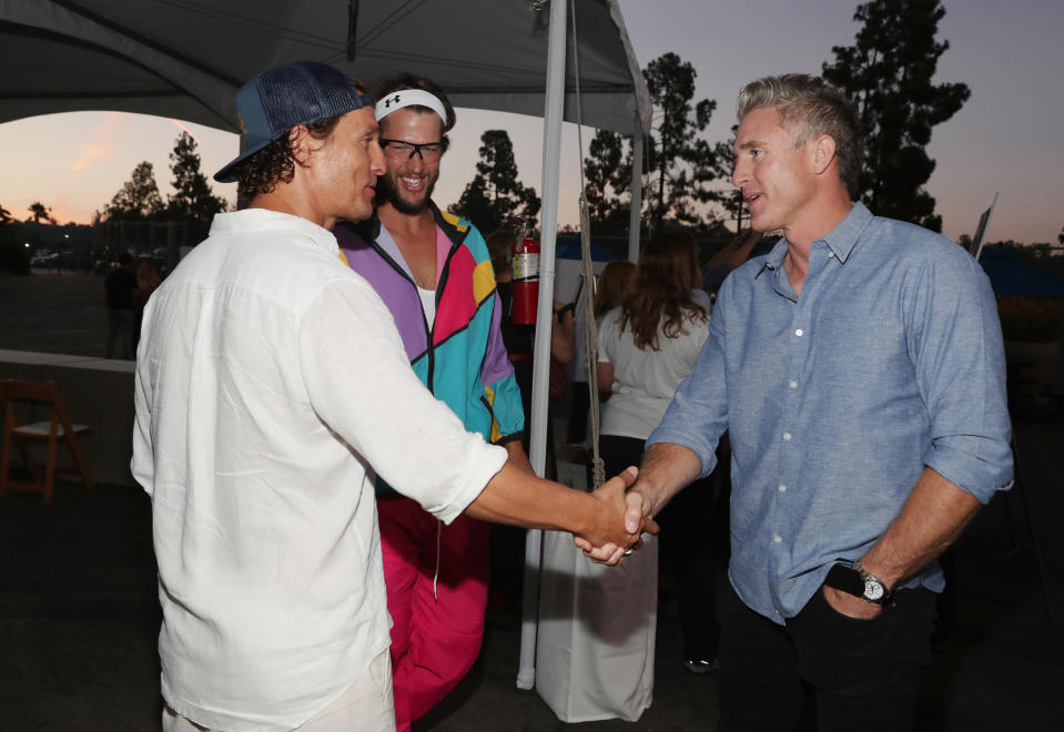 Matthew McConaughey and Chase Utley were among the A-list attendees. (Getty Images)