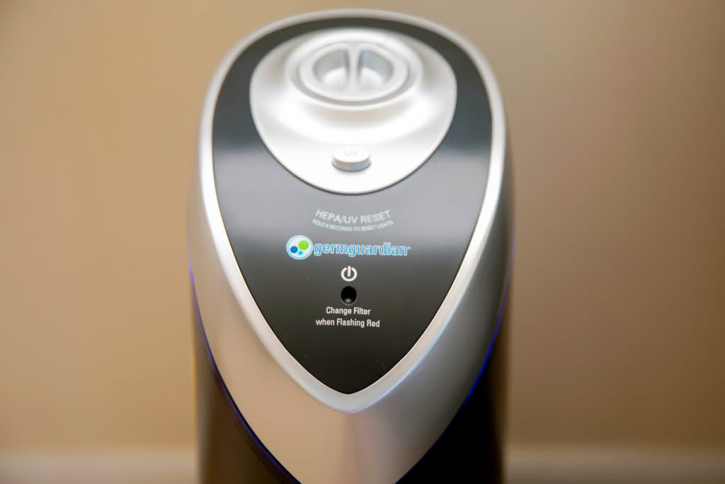 The GermGuardian Air Purifier is photographed. 