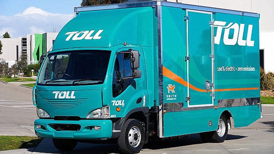 He quit his job as a truck driver for Toll and began his life of luxury. Source: Toll