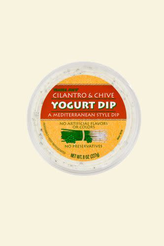 Cilantro & Chive Yogurt Dip Warning: Once you try this dip, there’s no going back to your generic supermarket brand.
