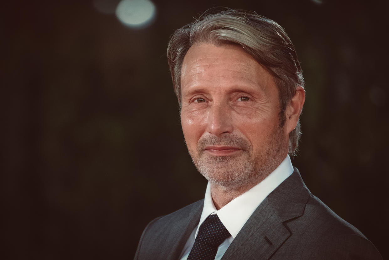 Mads Mikkelsen attends the red carpet of the movie ''Druk'' during the 15th Rome Film Festival on October 20, 2020 in Rome, Italy (Photo by Luca Carlino/NurPhoto via Getty Images)