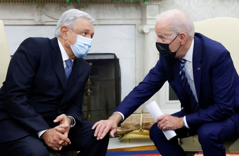 FILE PHOTO: U.S. President Biden hosts leaders of Canada and Mexico at White House in Washington