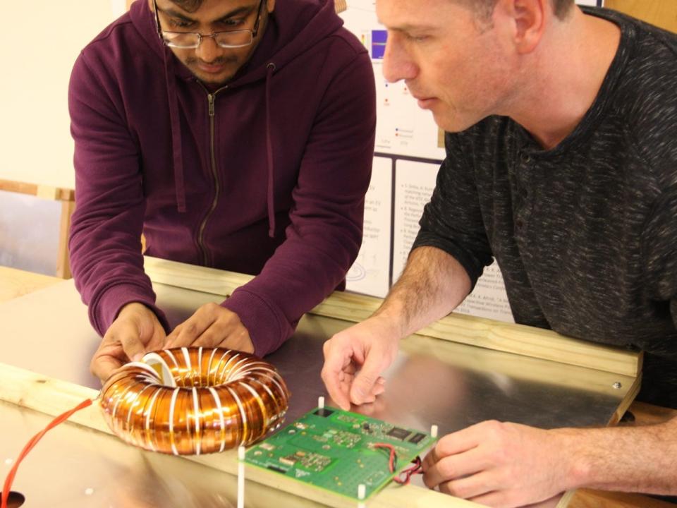 A wireless power transfer system.