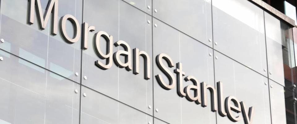 Morgan Stanley company sign