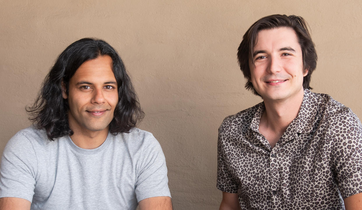 Robinhood cofounders Baiju Bhatt, left, and Vladimir Tenev. Photo: Robinhood