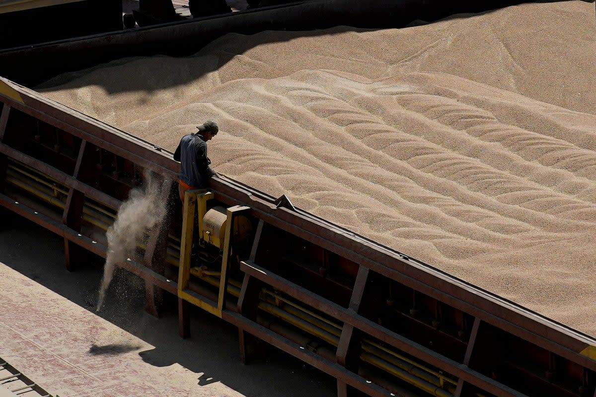 Romania Ukraine Grain Exports (Copyright 2022 The Associated Press. All rights reserved.)