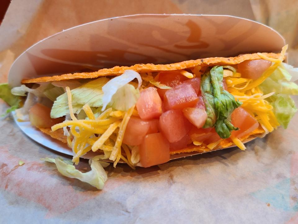 nacho cheese doritos locos tacos supreme from taco bell