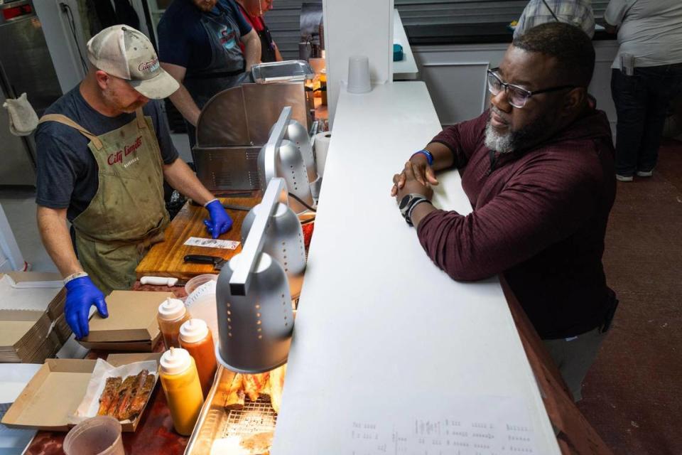 City Limits Barbeque in West Columbia, South Carolina on Saturday, October 7, 2023. Joshua Boucher/jboucher@thestate.com