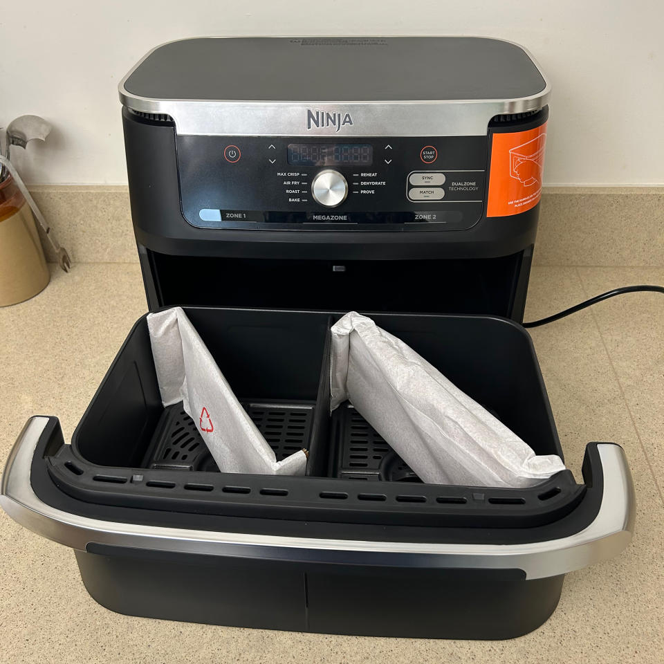 Testing the Ninja FlexDrawer air fryer at home