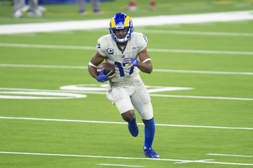 Los Angeles Rams wide receiver Robert Woods during an NFL football game against the Dallas Cowboys.