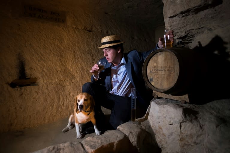 De Campeau ages his mead in a secret location deep underneath Paris