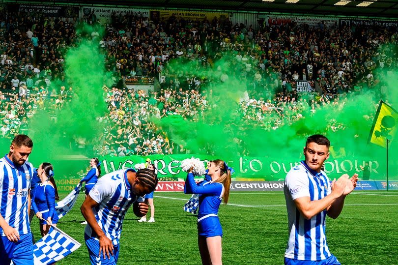 Celtic fans have prepared a huge tifo at Rugby Park in honour of Tommy Burns