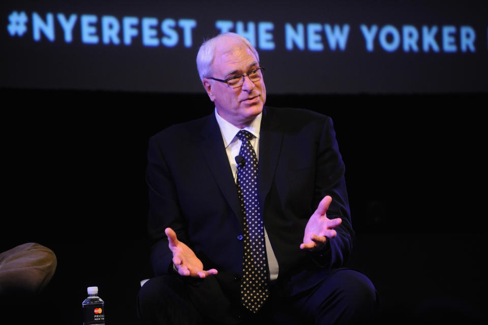 Phil Jackson Speaks Onstage