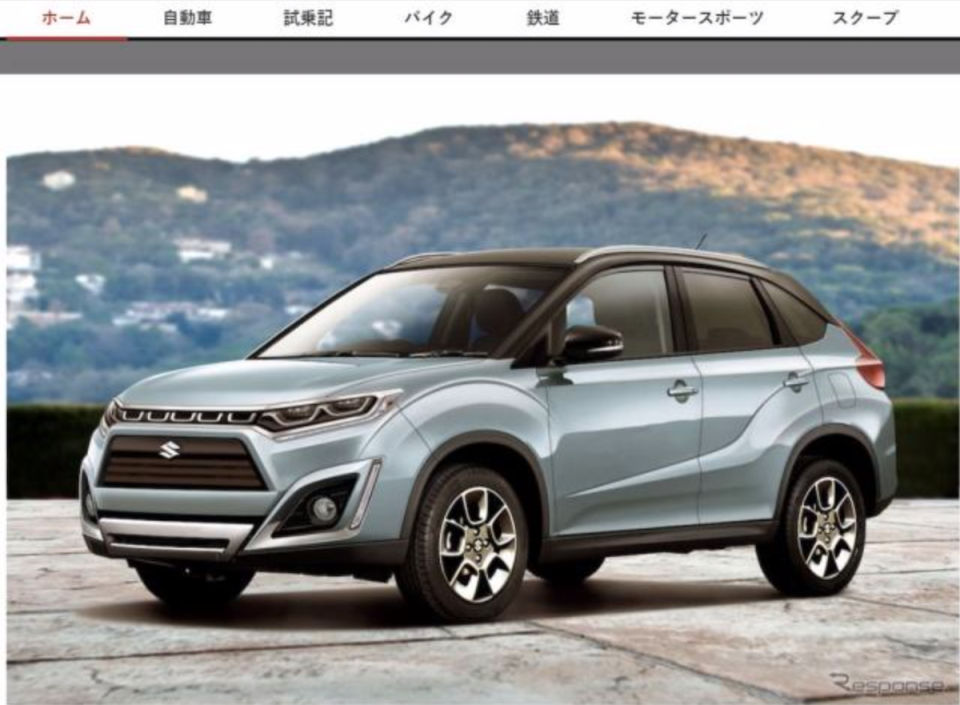 日媒釋出新一代 Suzuki Vitara 的可能樣貌。車頭讓人有 RAV4 的錯覺。