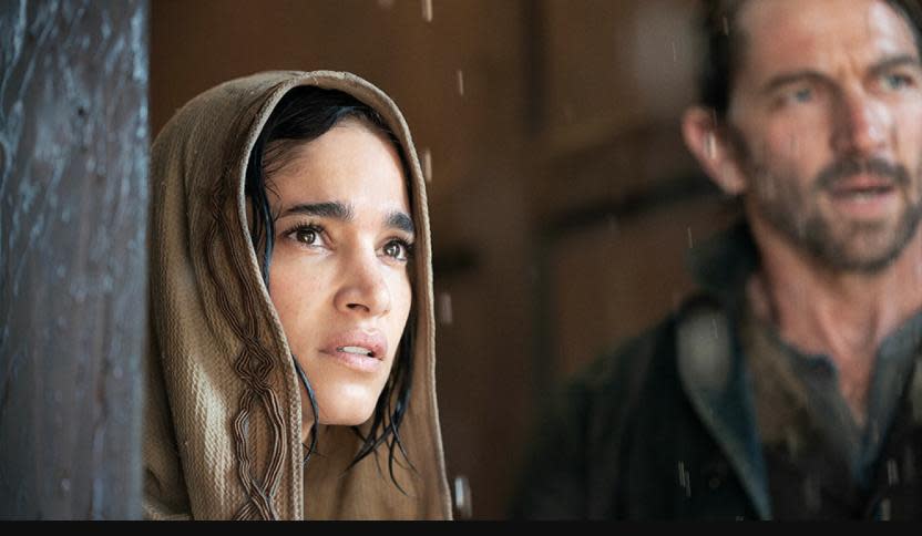 Sofia Boutella como Kora en Rebel Moon (Crédito: Netflix)