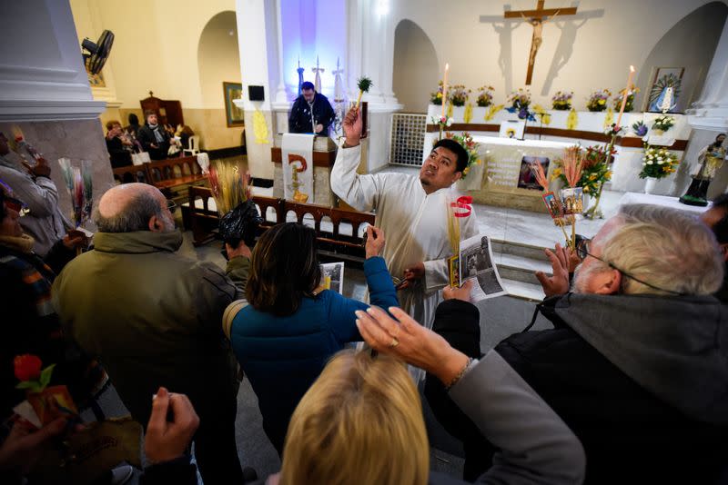 San Cayetano's (Saint Cajetan) feast day, in Buenos Aires