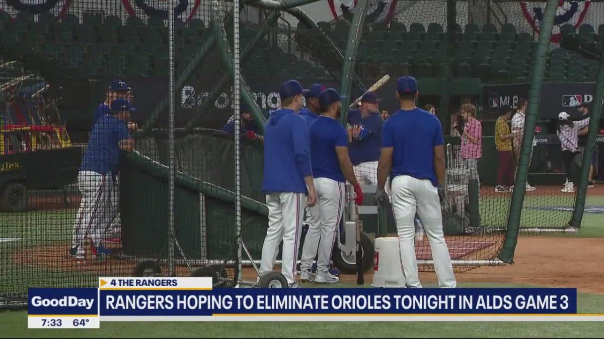 Rangers Hope To Eliminate Orioles After Game 3 At Home 