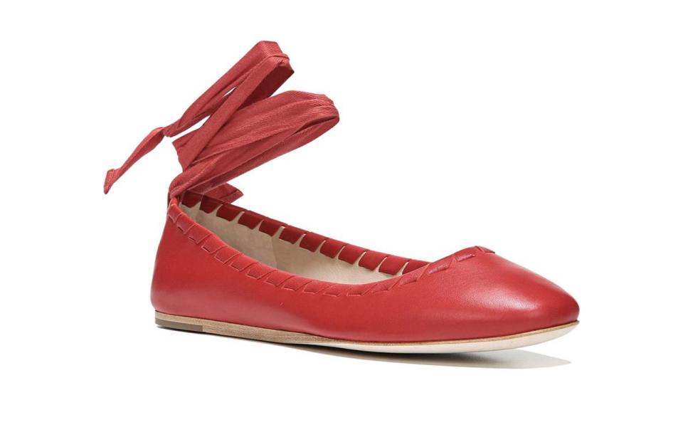 Via Spiga Baylie Tie Ballet Flat