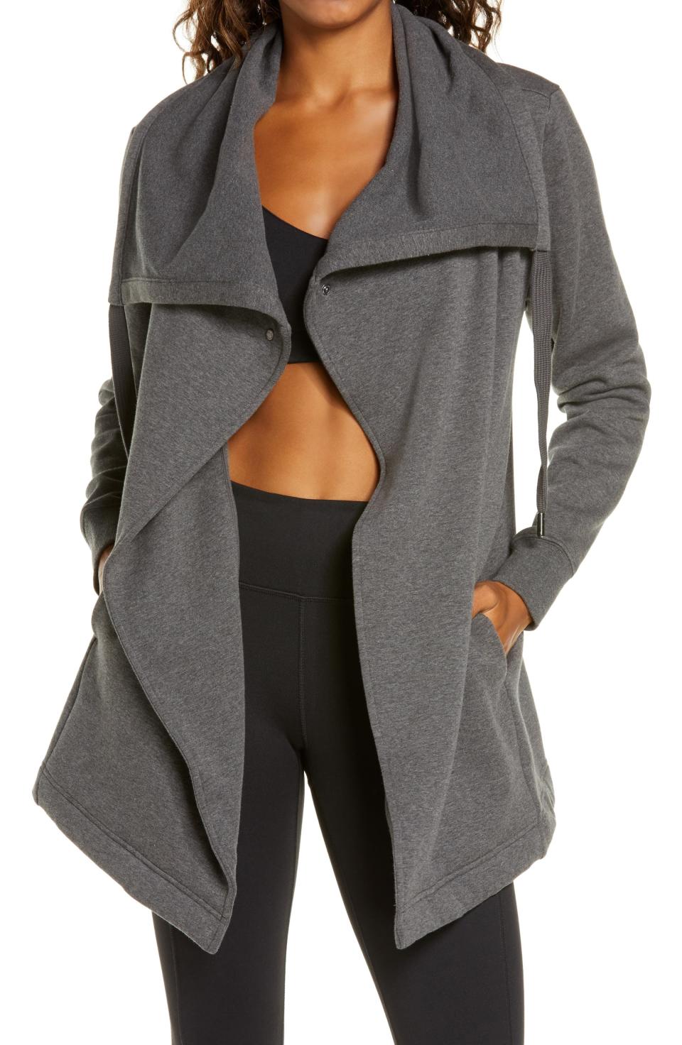 9)  Amazing Cozy Wrap Jacket