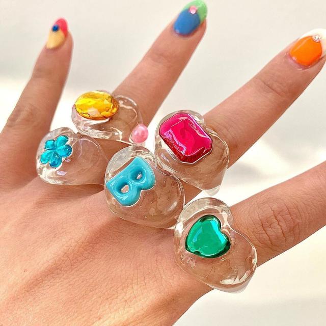 Resin Rings: Bella Hadid And Dua Lipa Are Obsessed With This