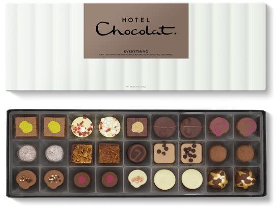 Get 18% off this box of delicious-looking choccies from Hotel Chocolat