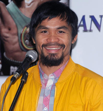 Filipino boxing icon and Congressman Manny Pacquiao (Getty)