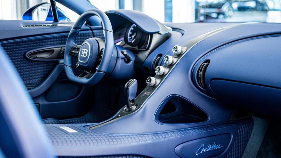 The interior of the first Centodieci - Credit: Bugatti