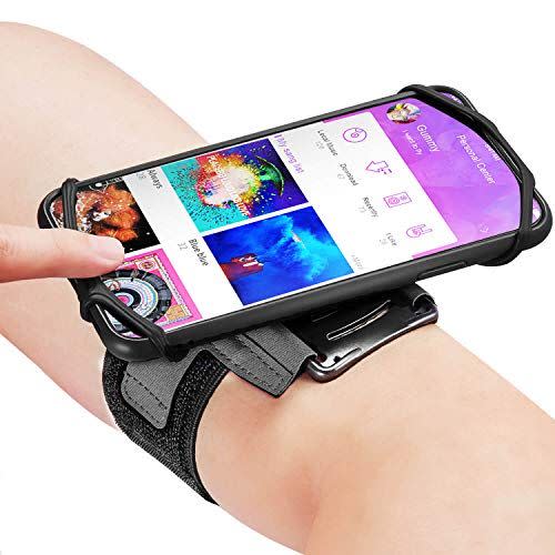 7) Newppon 360° Rotatable Running Phone Armband